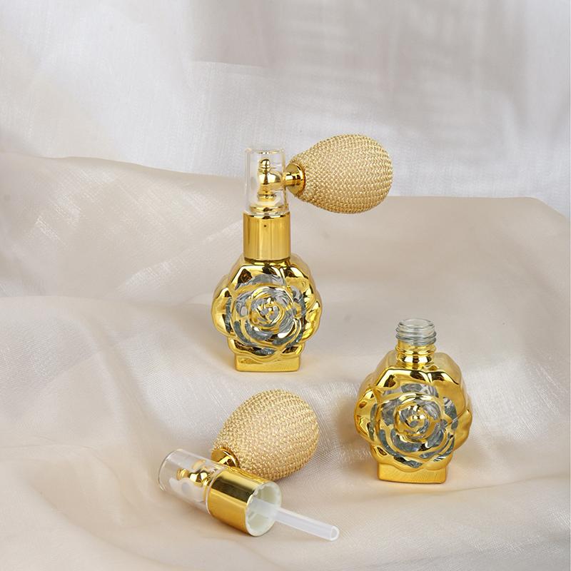 Perfume Fragrance Powder - 1Pcs Portable Refillable Perfume Atomizer Rose