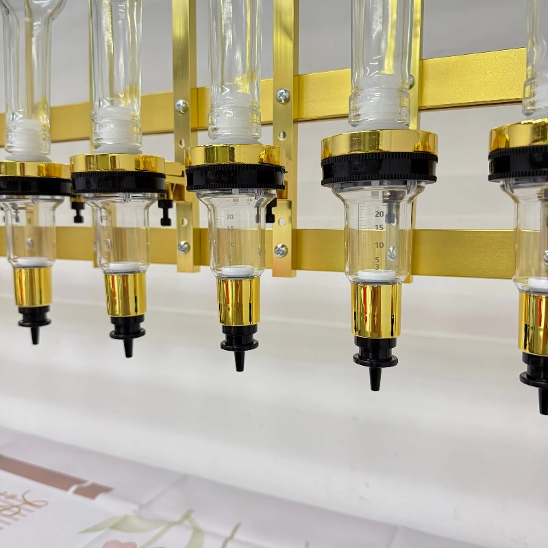 Golden Metal Stand 6‑Port 375m - Perfume Fragrance Bar recension och pris