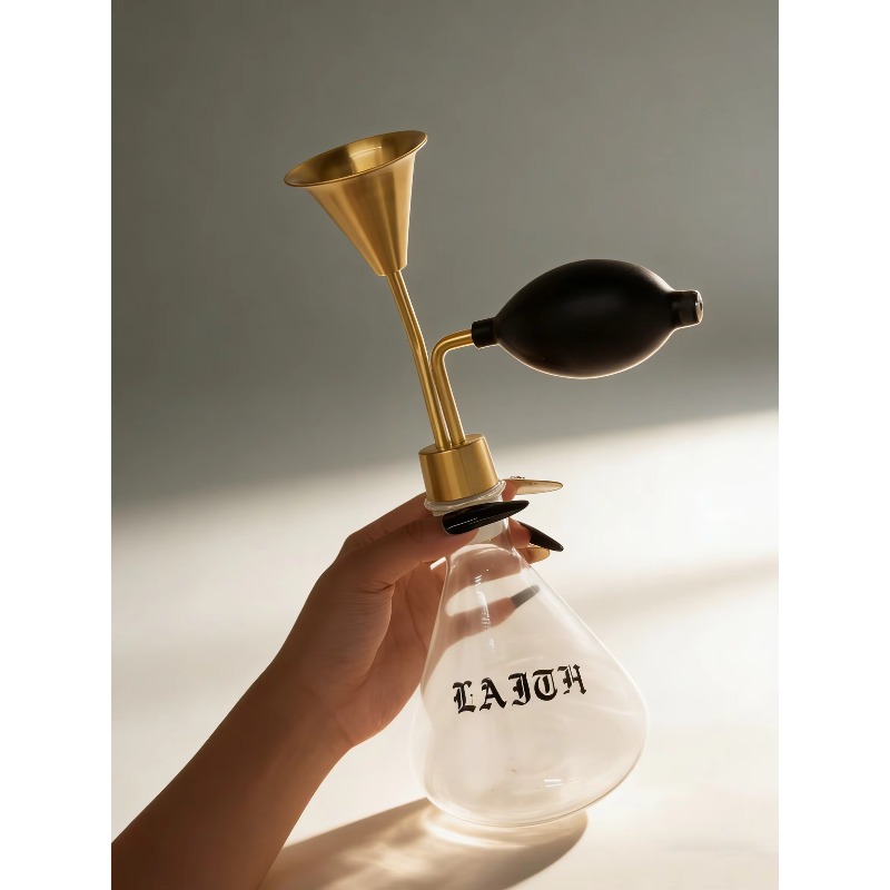 Golden‑Head Glass Smelling Bot - Perfume Fragrance Bar recension och pris