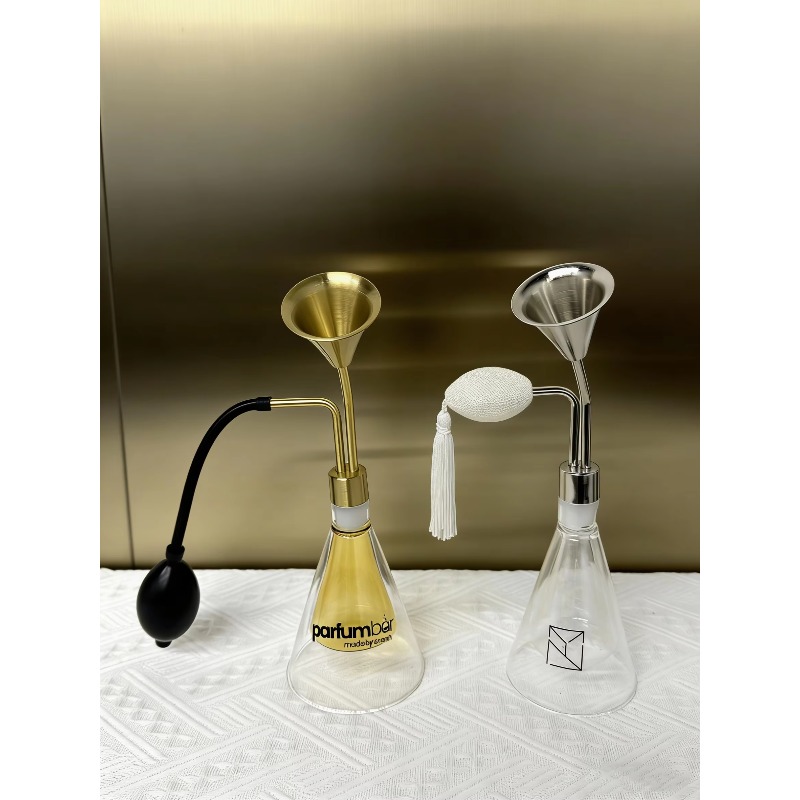 Golden‑Head Glass Smelling Bot - Perfume Fragrance Bar recension och pris